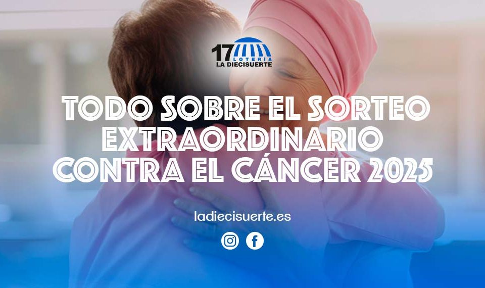 Todo sobre el Sorteo Extraordinario contra el Cáncer 2025