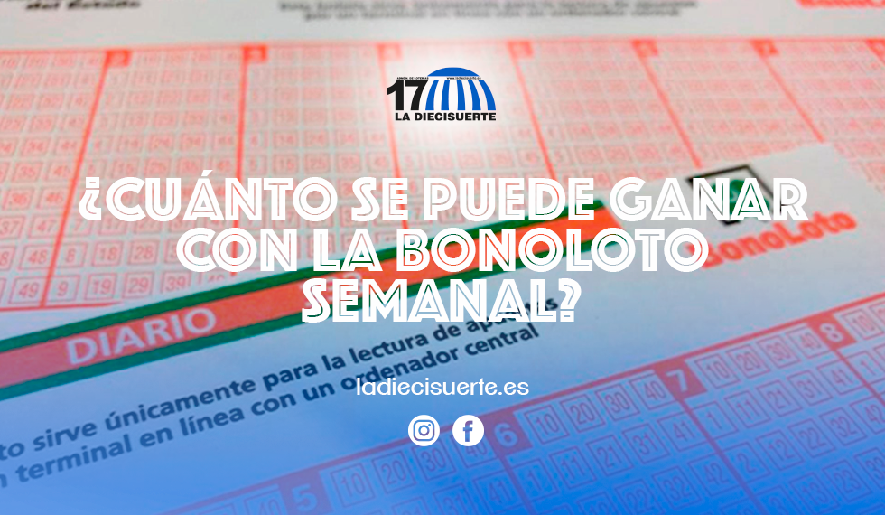 ¿Cuánto se puede ganar con la Bonoloto semanal?